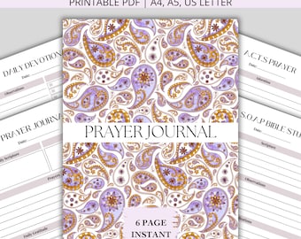Diario de Oración Paisley: Estudio Bíblico Diario, Devocional Cristiano (Descarga Digital)