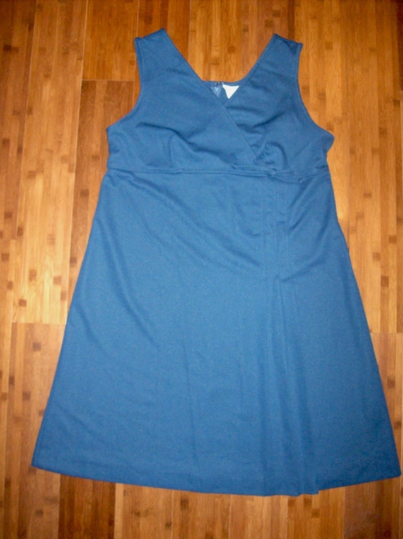 lane bryant navy blue dress