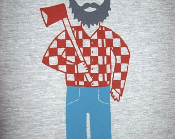 Men's - Paul Bunyan and Babe the Blue Ox t-shirt