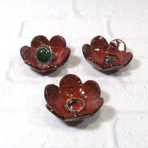 Ring Dishes - Spoon Rests - Teabag Holder - Set of Tiny Trinket Dishes