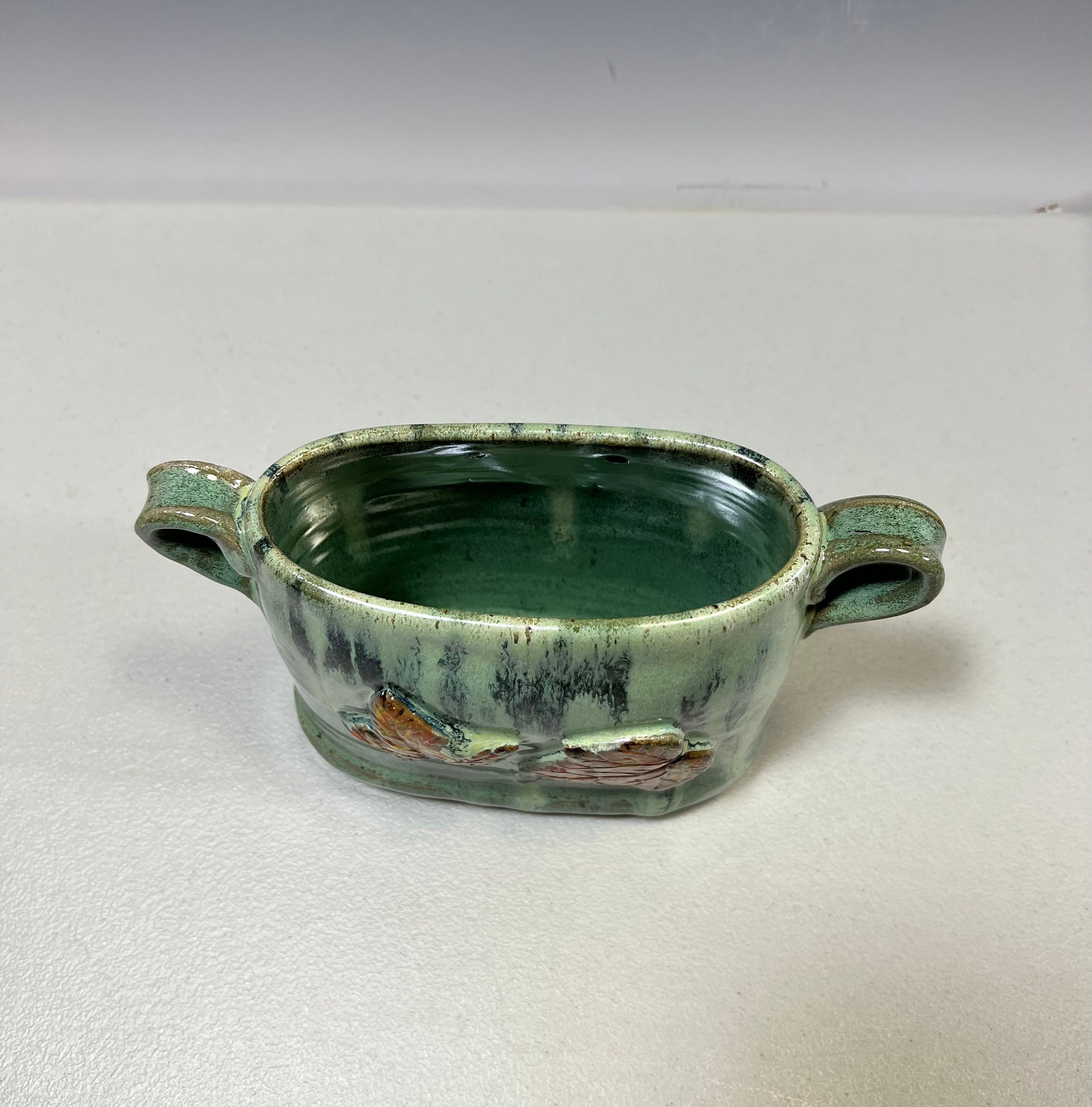 手作りの陶器製楕円形花瓶 - Etsy 日本