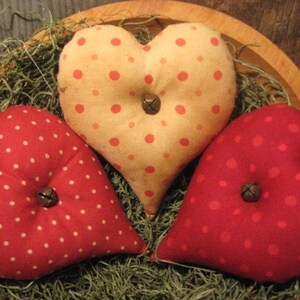 Motif numérique primitif EPATTERN Art populaire primitif Saint-Valentin Lollipop Hearts Tucks Ornies Bowl Fillers Motif primitif image 2