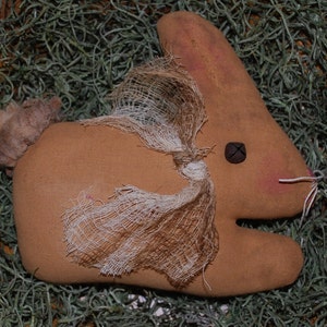 Primitive Digital Pattern EPATTERN Folk Art Primitive Primitive Bunny Rabbit Tucks image 3