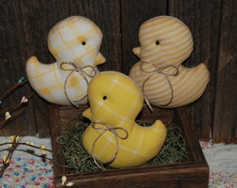 Primitive Easter Peeps Tucks Pattern PLUS Peeps and Eggs Bowl Filler Gathering (Digital Download)