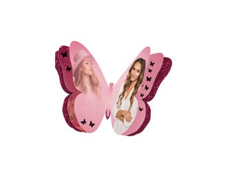 Canva Pro Editable Memorial Butterfly Template