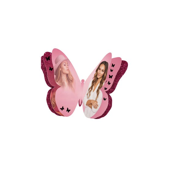 Canva Pro Editable Memorial Butterfly Template