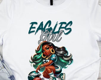 Eagles Girl PNG (non editable)