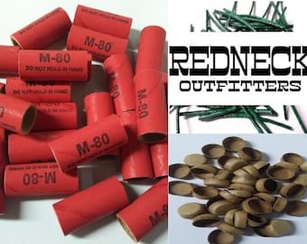 Pyro Tube Supplies Stamped M80 9/16 x 1-1/2 with kraft plugs 25ct