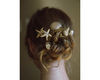Venus sea Shell beach Wedding Hair Pins No. 2291