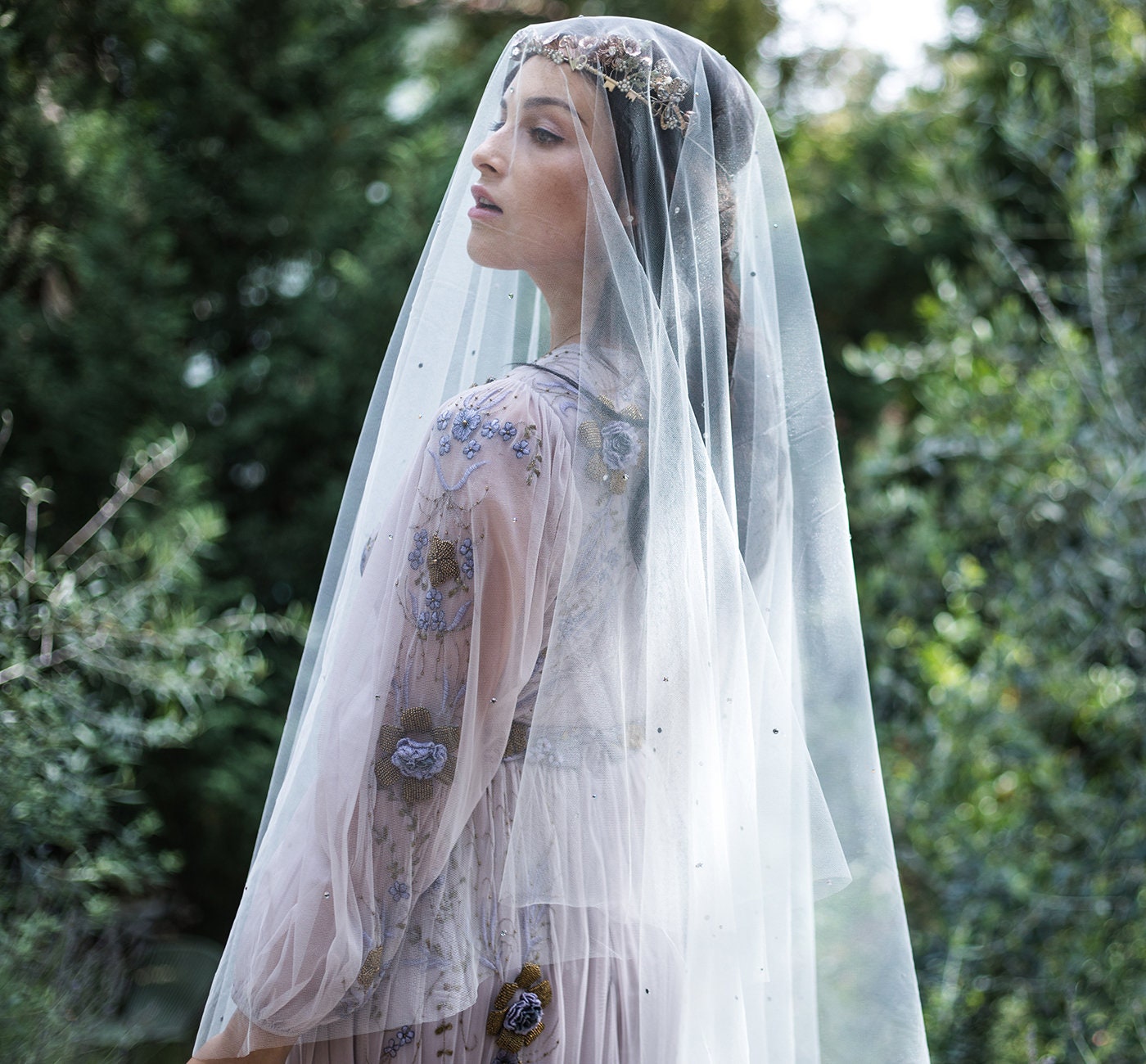 Celestial wedding veil Outlet