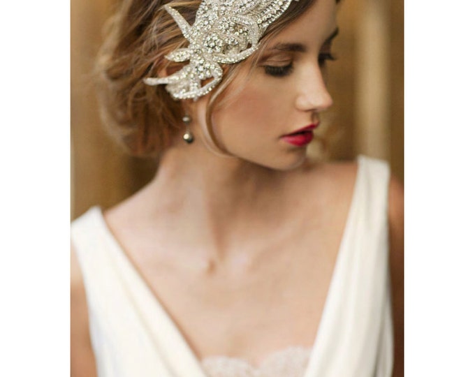 1920s bridal headpiece