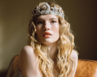 Corona nuziale celeste Earthbound Misfit Moon & Stars N. 2331