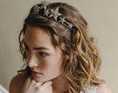 Star tiara, bridal crown, hair accessory, - Stargazer Style no. 1970