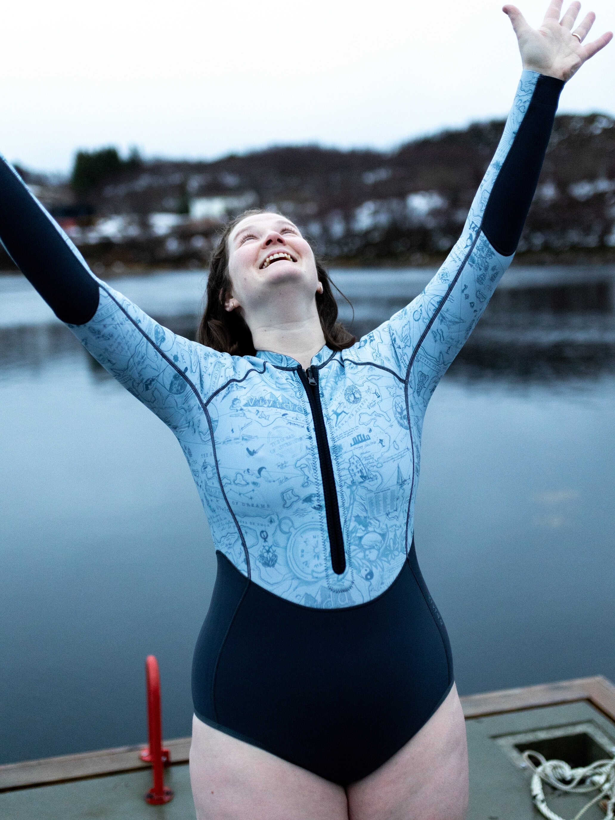 Vivida's Linda Reversible Long Sleeve Swimsuit & Neoprene Surf