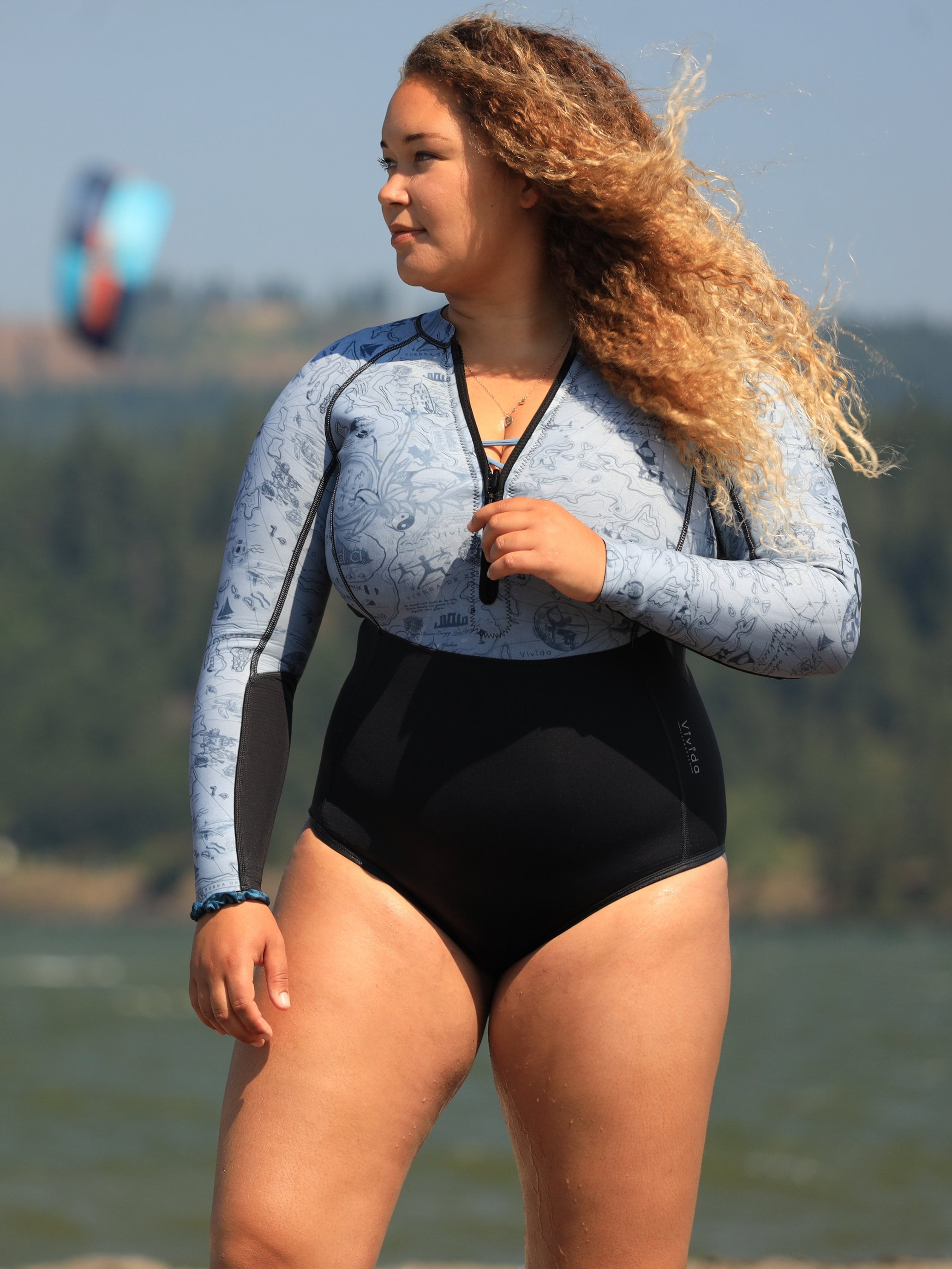 Vivida's Linda Reversible Long Sleeve Swimsuit & Neoprene Surf