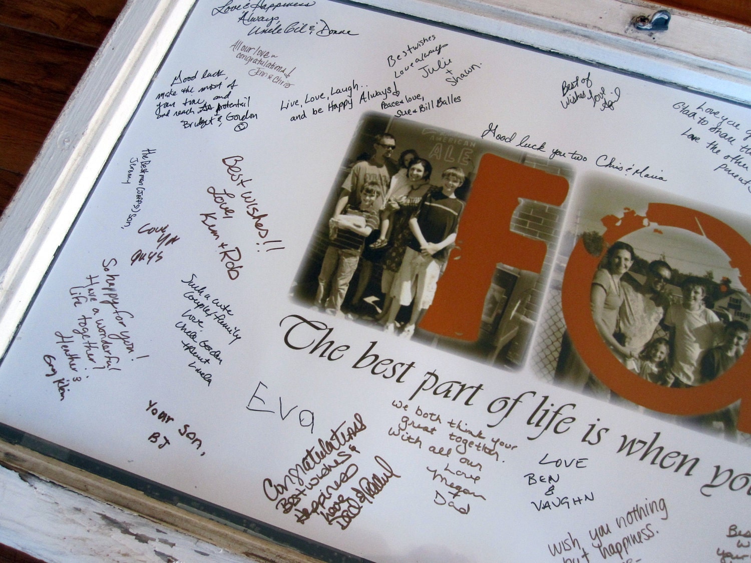 GRADUATION Party Guest Signature Poster Photo Letter GICLEE Etsy