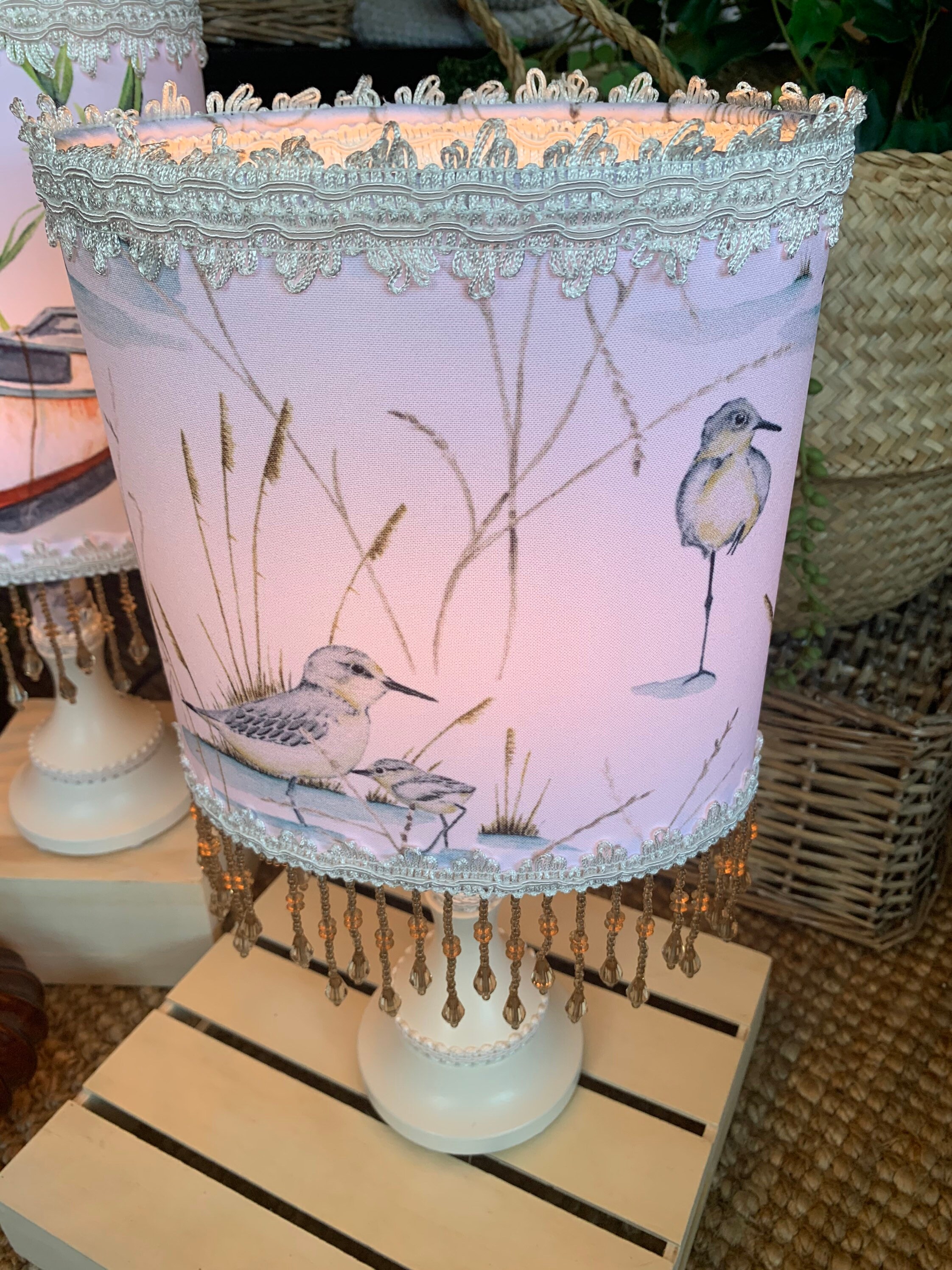 Beach bird lamp seaside lamp ocean lamp birds lamp beach lamp Etsy
