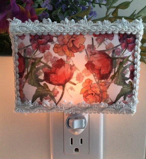 Pink flower 2024 wall light