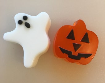 Ghost & Pumpkin Soap set/ Halloween gift set/Spooky soap