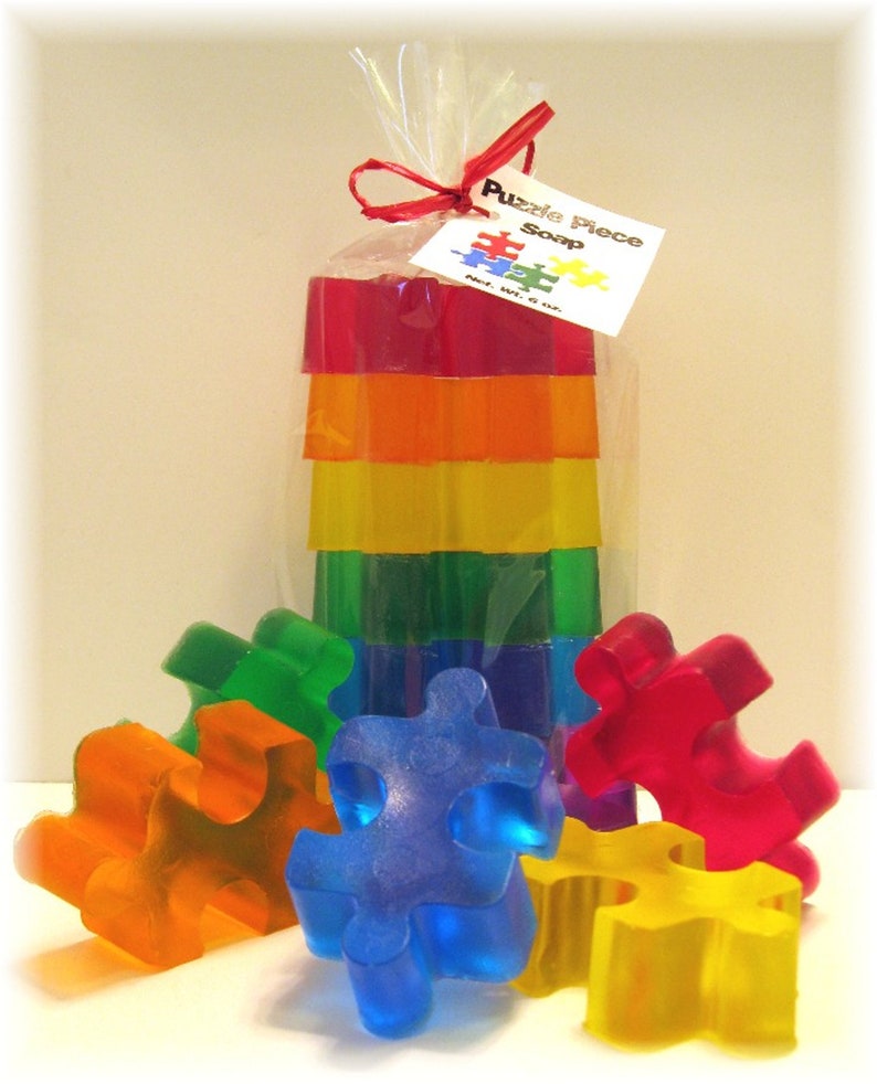 Puzzle Piece Soap Kindergarten Giftautism Awarenessteacher Etsy