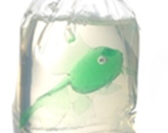 My Pet Fish® Soap In A Bag - GREEN -Party Favor- Carnival Prize- Underwater Party- Stocking Stuffer - Summer Gift for Kids