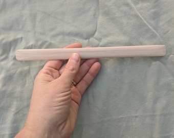 Maple Shed Stick For Weaving, Handmade, 8 3/4 inch by 1/2 inch