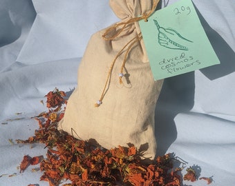 Cosmos Flowers, 20g Dried, for Natural Dyeing