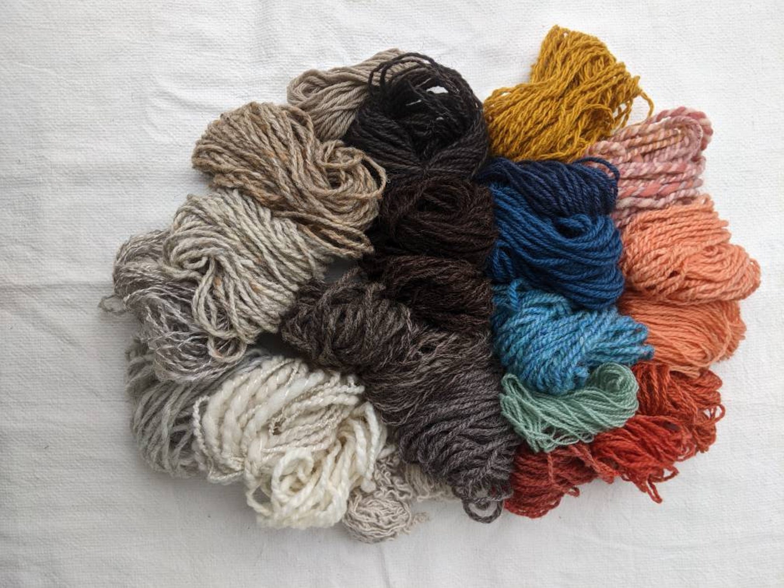 Springtime Tapestry Yarn Bundle Wool Thrifted Yarn 6.1oz Etsy