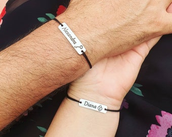 King and Queen Couples' Bracelets