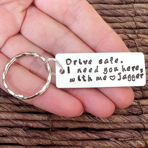 Personalized Keychain Gift for Boyfriend Custom Couples image 7