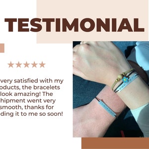 Conjunto de 2 pulseras personalizadas con coordenadas GPS, grabadas con latitud y longitud, a juego para él y para ella, regalo para novio/novia, para relaciones a larga distancia. imagen 9