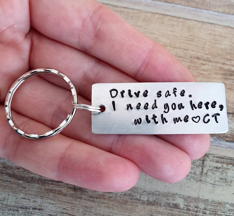 Drive Safe Keychain I Need You Here With Me Personalized Etsy Canada