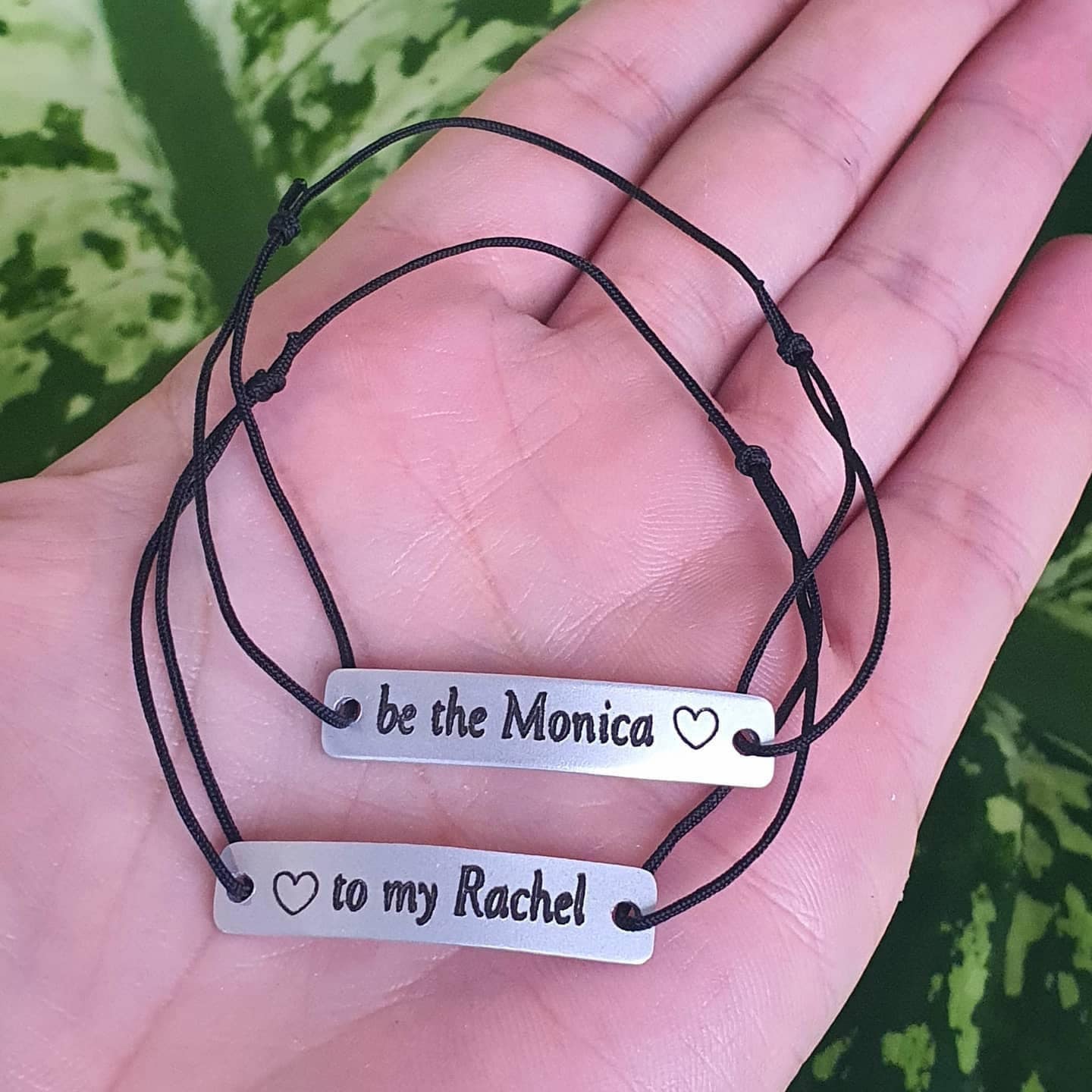 Engraved best friend bracelets clearance