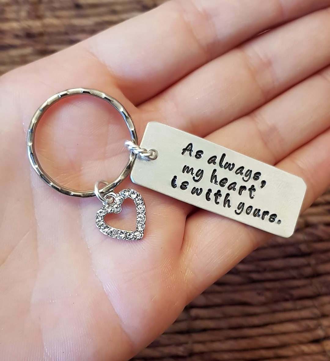 Personalized Keychain Love Message Key Ring Boyfriend Gift Aluminum Couples Keychain Engraved Keychain Husband Gift Walker Love Etsy UK