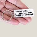 Personalized Keychain Gift for Boyfriend Custom Couples Keyring Drive Safe I Need You Here with Me Customizable New Driver Husband Gift
