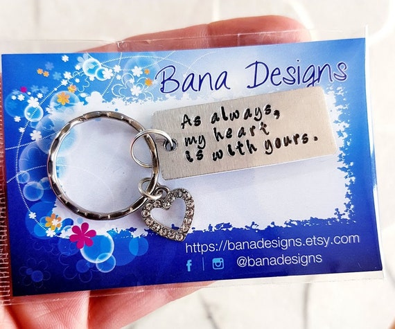 Personalized keychain for boyfriend sales