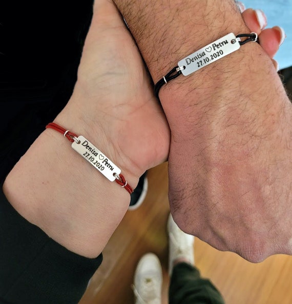 Ingresos asustado Una efectiva Pulseras a juego personalizadas para parejas conjunto para él - Etsy España Ingresos asustado Una efectiva Pulseras a juego personalizadas para parejas conjunto para él - Etsy España