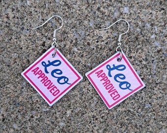 Leo Approved Astrology Earrings