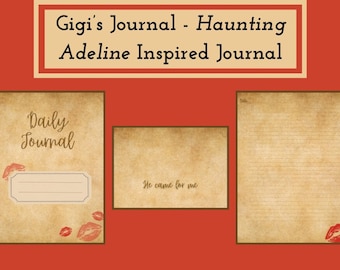 Gigi's Journal - Haunting Adeline Inspired Digital Journal