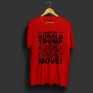 Trump 2024 I Stand With Trump T-Shirt, MAGA Support Trump President Election 2024 Trump Lovers Republicans Campaign Not Guilty Shirt