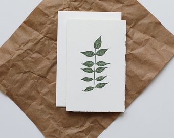 Steady Growth Letterpress Card