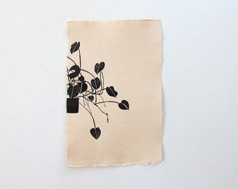 Inside No. 1: The Plant On The Dresser Letterpress Print