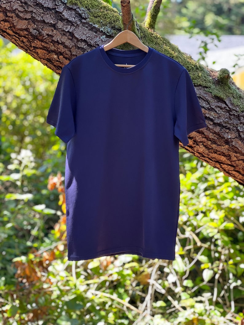 Thick Hemp T-Shirt: Organic Cotton Blend, Durable Fabric image 4