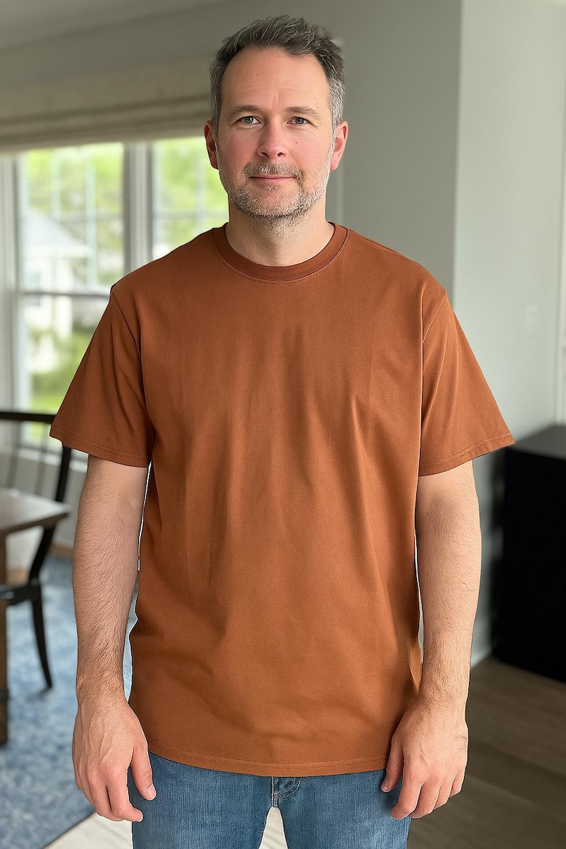 Thick Hemp T-Shirt: Organic Cotton Blend, Durable Fabric image 7