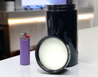 500ml -UV Glass Jar: Air-Tight Herb & Flower Storage