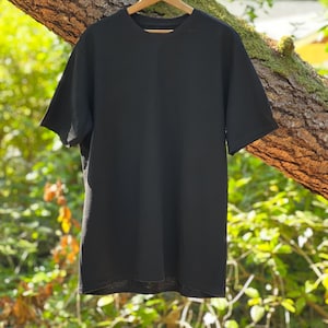 Thick Hemp T-Shirt: Organic Cotton Blend, Durable Fabric image 5