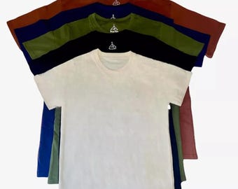 Thick Hemp T-Shirt: Organic Cotton Blend, Durable Fabric