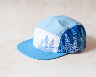 Lupine Wildflower 5 Panel Hat, Trail Hat