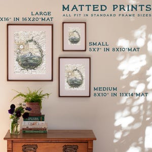 Mount Hood Wy'East Topographic Map Art Print: Oregon Mountain image 3