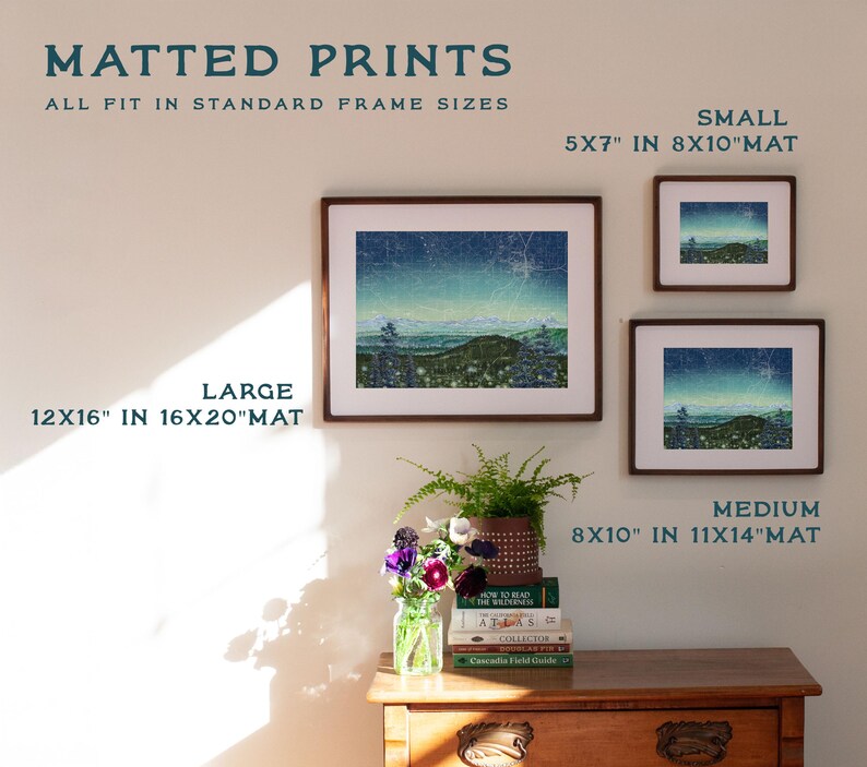Pilot Butte Twilight print : Bend Central Oregon painting image 3